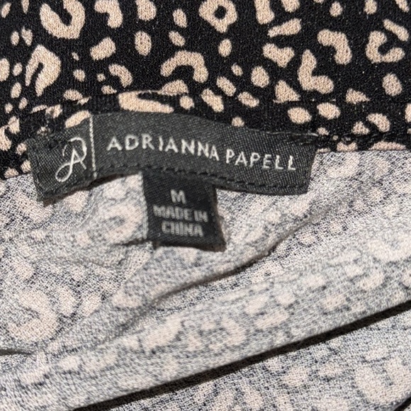 🌹ADRIANNA PAPELL ANIMAL PRINT BLOUSE - Picture 5 of 6
